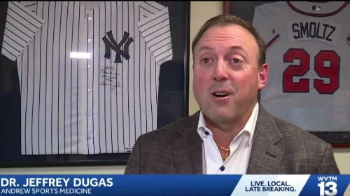 Dr. Jeff Dugas Reflects on Tommy John Surgery Legacy I Andrews Sports Medicine Article